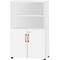 Schäfer Shop Select Start Off Combinatiekast hout, 4 OH, afsluitbaar, B 800 x D 420 x H 1514 mm, hout, wit