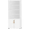 Schäfer Shop Select Start Off Combinatiekast hout, 6 OH, afsluitbaar, B 800 x D 420 x H 2240 mm, hout, wit