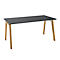 Schäfer Shop Select Start Off Houtbureau, rechthoekig, A-poot, B 1600 x D 800 x H 735 mm, grafiet/houtlook 
