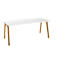 Schäfer Shop Select Start Off Houten bureau, rechthoekig, A-poot, B 1800 x D 800 x H 735 mm, wit/houtlook 