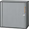 Schäfer Shop Select Start Off Houten rolluikkast, 2 OH, afsluitbaar, hout, B 800 x D 420 x H 788 mm, grafiet
