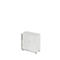 Schäfer Shop Select Start Off schuifdeurkast, 2 OH, afsluitbaar, B 800 x D 420 x H 788 mm, hout, lichtgrijs/lichtgrijs