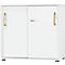 Schäfer Shop Select Start Off Schuifdeurkast hout, 2 OH, afsluitbaar, hout, B 800 x D 420 x H 788 mm, wit