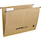 Cardboard hanging file with table and black hooks attached to a rail. Imprint: SCHÄFERSHOP.