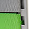 Schäfer Shop Select Système de cloisons d'insonorisation, en forme de U, 15 éléments, avec fenêtres, dimensions totales L 3000 x l 2000 x H 2500 mm, gris poussière RAL 7037