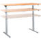 Schäfer Shop Select Table d'atelier à réglage électrique en hauteur, 1500 x 700 mm, 2 moteurs, multiplex