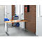 Schäfer Shop Select Table d'atelier à réglage électrique en hauteur, 1500 x 700 mm, 2 moteurs, multiplex
