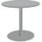 Schäfer Shop Select Table ronde avec socle rond, Ø 800 x H 717 mm, gris clair 
