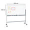Schäfer Shop Select Tableau blanc mobile, avec tableau pivotant, avec 4 roues directionnelles, 900 x 1200 mm