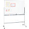 Schäfer Shop Select Tableau blanc mobile, avec tableau tournant, avec 4 roulettes pivotantes, 1000 x 1500 mm
