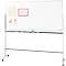 Schäfer Shop Select Tableau blanc mobile - utilisable des 2 côtés - laqué blanc - tableau pivotant - L 1800 x H 900 mm