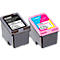 Schäfer Shop Select Tinten-Multipack ersetzt HP 302XL (F6U68AE, F6U67AE), schwarz, color