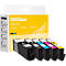 Schäfer Shop Select Tintenpatronen, ersetzt Canon PGi-580XXL Bk/ CLi-581XXL, Mixpack, cyan, magenta, gelb, schwarz-pigmentiert, schwarz