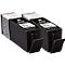 Schäfer Shop Select Tintenpatronen, ersetzt Canon PGi-580XXL Bk, Doppelpack, schwarz-pigmentiert