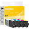 Schäfer Shop Select Tintenpatronen, ersetzt HP 912XL (3YP34AE), Mixpack, cyan, magenta, gelb, schwarz