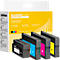 Schäfer Shop Select Tintenpatronen, ersetzt HP 950XL/951XL CMYK (CN045AE, CN046AE, CN047AE, CN048AE), Mixpack, cyan, magenta, gelb, schwarz