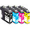 Schäfer Shop Select Tintenpatronen-Multipack, ersetzt Brother LC-223VAL, 4er-Pack, schwarz & farbig