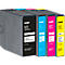 Schäfer Shop Select Tintenpatronen-Multipack, ersetzt Canon PGI-2500XL BK/C/M/Y pigmentiert, schwarz, cyan, magenta, gelb