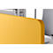 Schäfer Shop Select Tischtrennwand, Materialstärke 30 mm, B 1400 x H 387 mm, 100 % Post-Consumer-Recyclingpolyester, gelb