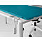 Schäfer Shop Select Tischtrennwand, Materialstärke 30 mm, B 2000 x H 600 mm, 100 % Post-Consumer-Recyclingpolyester, petrol