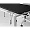 Schäfer Shop Select Tischtrennwand, Materialstärke 30 mm, B 2000 x H 600 mm, 100 % Post-Consumer-Recyclingpolyester, schwarz