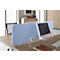 Schäfer Shop Select Tischtrennwand, Materialstärke 30 mm, B 800 x H 387 mm, 100 % Post-Consumer-Recyclingpolyester, blaugrau