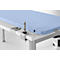 Schäfer Shop Select Tischtrennwand, Materialstärke 30 mm, B 800 x H 387 mm, 100 % Post-Consumer-Recyclingpolyester, blaugrau