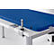 Schäfer Shop Select Tischtrennwand, Materialstärke 30 mm, B 800 x H 387 mm, 100 % Post-Consumer-Recyclingpolyester, dunkelblau
