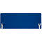 Schäfer Shop Select Tischtrennwand, Materialstärke 30 mm, B 800 x H 600 mm, 100 % Post-Consumer-Recyclingpolyester, dunkelblau