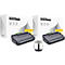 Schäfer Shop Select Toner, remplace Brother TN-3480 (TN3480), pack de deux, noir + haut-parleur Bluetooth Chrome 