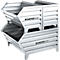 Schäfer Shop Select transport- en stapelcontainer, B 1010 x D 520 x H 610 mm, thermisch verzinkt, tot 800 kg