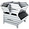 Schäfer Shop Select transport- en stapelcontainer, B 1010 x D 520 x H 610 mm, thermisch verzinkt, tot 800 kg