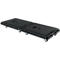 Schäfer Shop Select Transportroller, B 600 × T 405 × H 135 mm, verkettbar, bis zu 200 kg, Tragegriff, Lenkrollen, Kunststoff