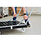 Schäfer Shop Select Transportroller BASICline, bis 500 kg, klappbarer Schiebebügel, L 815 x B 724 x H 192 mm, Recycling-HDPE, schwarz