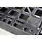 Schäfer Shop Select Transportroller BASICline, bis 500 kg, klappbarer Schiebebügel, L 815 x B 724 x H 192 mm, Recycling-HDPE, schwarz