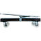 Schäfer Shop Select Transportroller BASICline, bis 500 kg, klappbarer Schiebebügel, L 815 x B 724 x H 192 mm, Recycling-HDPE, schwarz