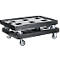Schäfer Shop Select Transportroller BASICline, Recycling-Kunststoff, je 2 TPE-Lenk- und Bockrollen, Ladefläche L 610 x B 814 mm, bis 300 kg