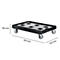 Schäfer Shop Select Transportroller BASICline, Recycling-Kunststoff, je 2 TPE-Lenk- und Bockrollen, Ladefläche L 610 x B 814 mm, bis 300 kg