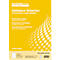 Yellow label pack with texts: Removable labels, residue-free removable. Multi-language product descriptions.