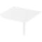 Schäfer Shop Select Verkettungsplatte PLANOVA ERGOSTYLE, CAD, B 1000, Fuß, weiß