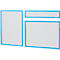 Schäfer Shop Select Verrijdbaar whiteboard - aan 2 zijden te gebruiken - wit gelakt - draaibaar bord - B 1200 x H 900 mm + 3-delige magneetlijsten gratis