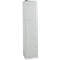 Schäfer Shop Select Vestiaire, 2 compartiments avec tablette supérieure &amp; tringle à vêtements ainsi que 2 casiers, portes en Z, serrure à cylindre, avec socle, L 400 x P 450 x H 1850 mm, acier revêtu par poudre, gris clair/gris clair