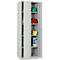 Schäfer Shop Select Vestiaire, set de 2 pièces, 1 compartiment/4 étagères chacune, L 300 x P 457 x H 1800 mm, tôle fine, serrure à cylindre