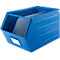 Schäfer Shop Select voorraadbak met open voorzijde, 0,9 l, 2,5 kg, L 163 x B 102 x H 75 mm, staal, RAL 5015 (hemelsblauw)