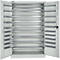 Schäfer Shop Select voorraadkast, 10 etages, zonder kastinrichting, B 1200 x D 500 x H 1935 mm, staal, lichtgrijs