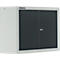 Schäfer Shop Select Wandschrank MS 750, zweitürig, mit Zwischenboden, B 750 x T 320 x H 600 mm, Stahl, lichtgrau/anthrazitgrau