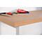 Schäfer Shop Select Werkbank, verrijdbaar, B 1500 x D 700 x H 835 mm, lichtgrijs