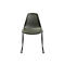 Schalenstuhl Topstar T2020, Kufengestell, ergonomische Sitzschale, stapelbar bis 4 Stück, Sitzhöhe 450 mm, 2er-Set, ohne Armlehnen, grau/schwarz