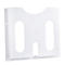 Schaltplantasche Eichner, A4, V-Öffnung, Fülltiefe 30 mm, selbstklebend/zum Anschrauben, B 240 x T 30 x H 320 mm, Polystyrol, RAL 7035, 25 Stück