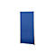 Scheidingswand Aluna, 1000 x 1800 mm, blauw